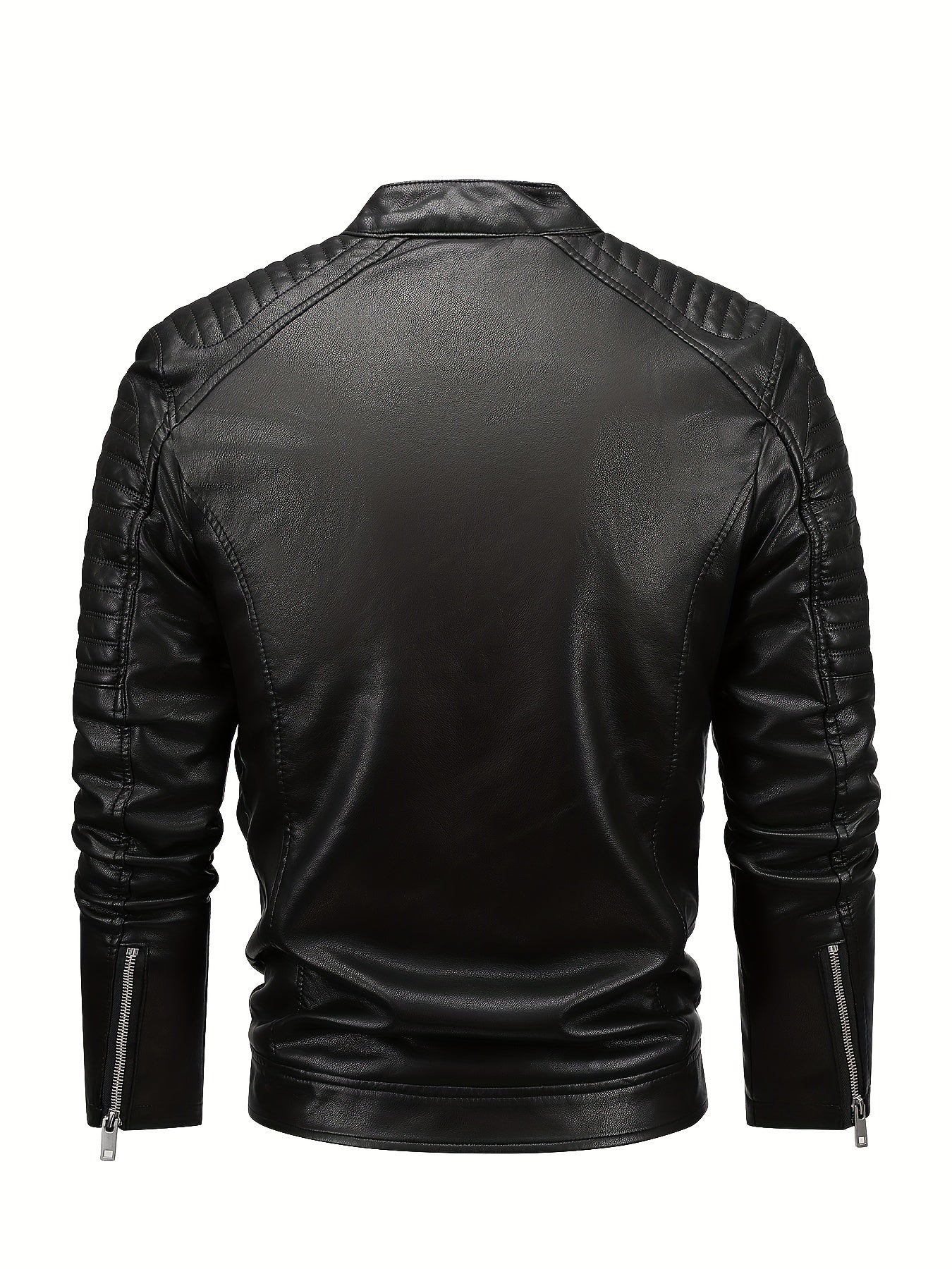 Romain™ – La Veste Biker en Cuir PU pour Hommes Intrépides