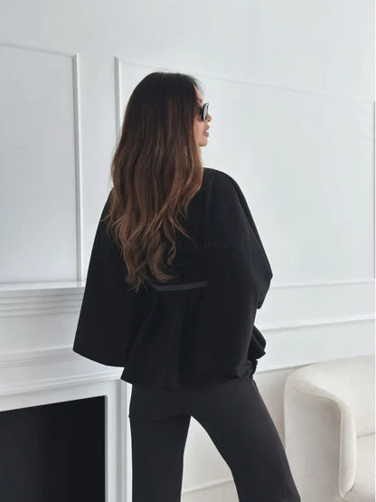 VELORA | Poncho Luxe Ceinturé