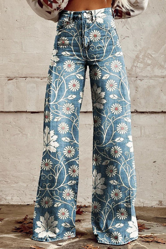 Viola™ - Le pantalon au charme floral