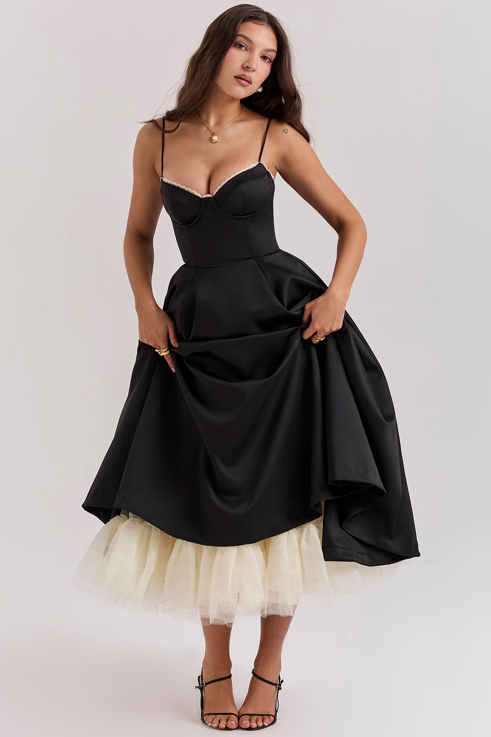 Benilda-Clara™ | Robe de Rêve en Satin et Tulle