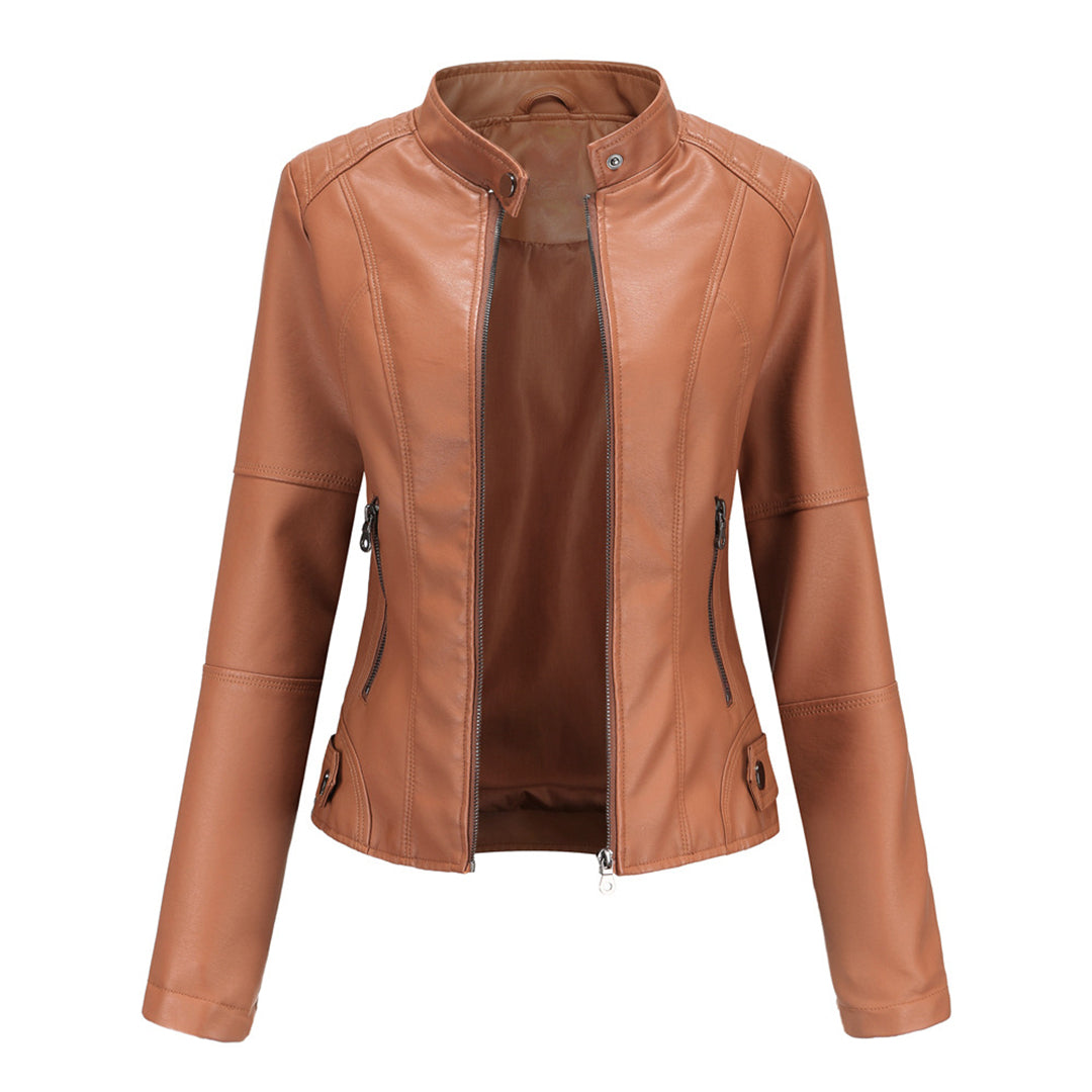 Milena™ - Veste en cuir élégante