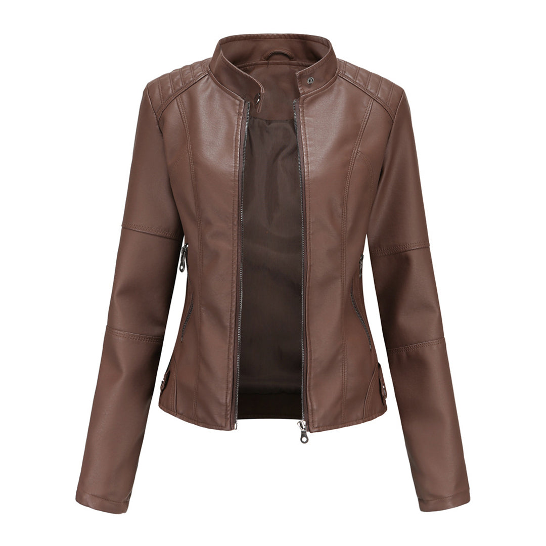 Milena™ - Veste en cuir élégante