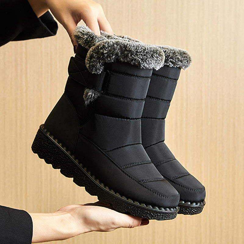 Bottes de Neige Imperméables et Chaudes pour l'Hiver