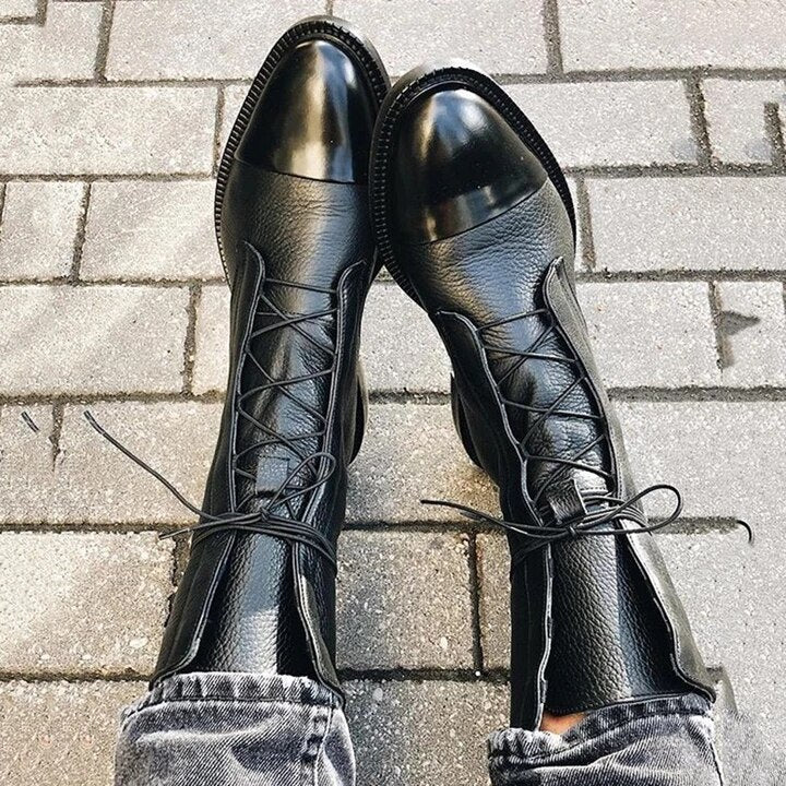 Aline - Bottes de luxe avec talon