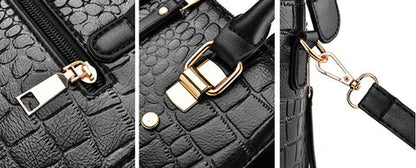 Sac à Main Luxe en Cuir PU Alligator