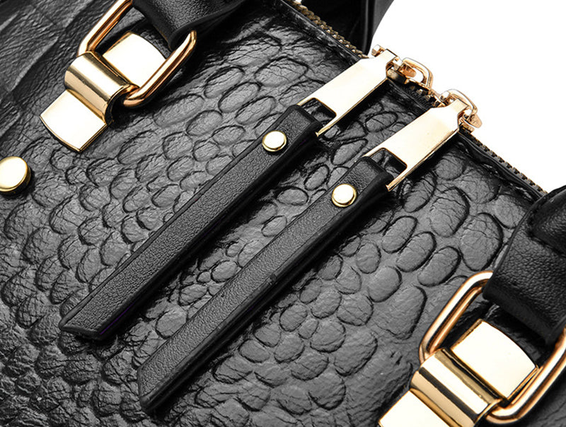 Sac à Main Luxe en Cuir PU Alligator