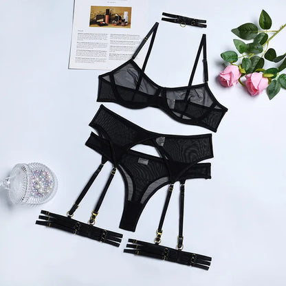 Sophie™ - Ensemble de lingerie 4 pièces