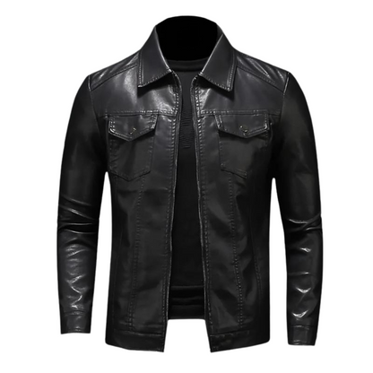 Victor™ - Veste en cuir classique