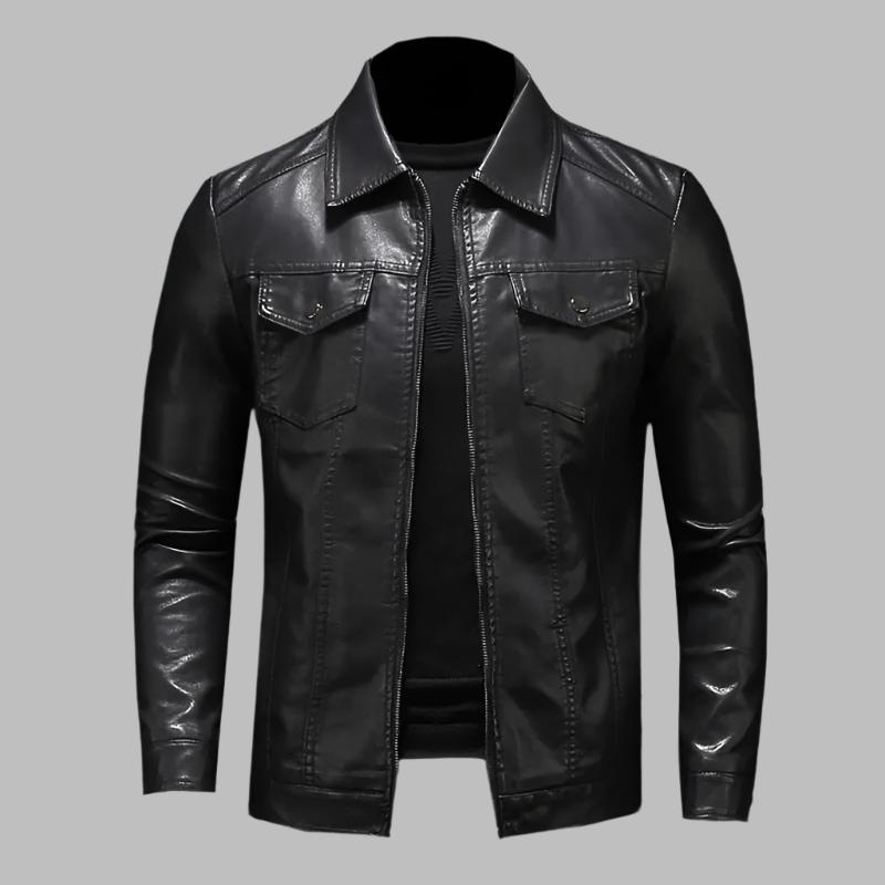 Victor™ - Veste en cuir classique