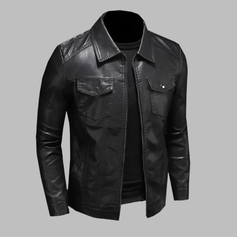 Victor™ - Veste en cuir classique