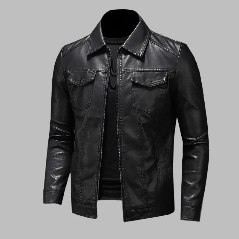 Victor™ - Veste en cuir classique