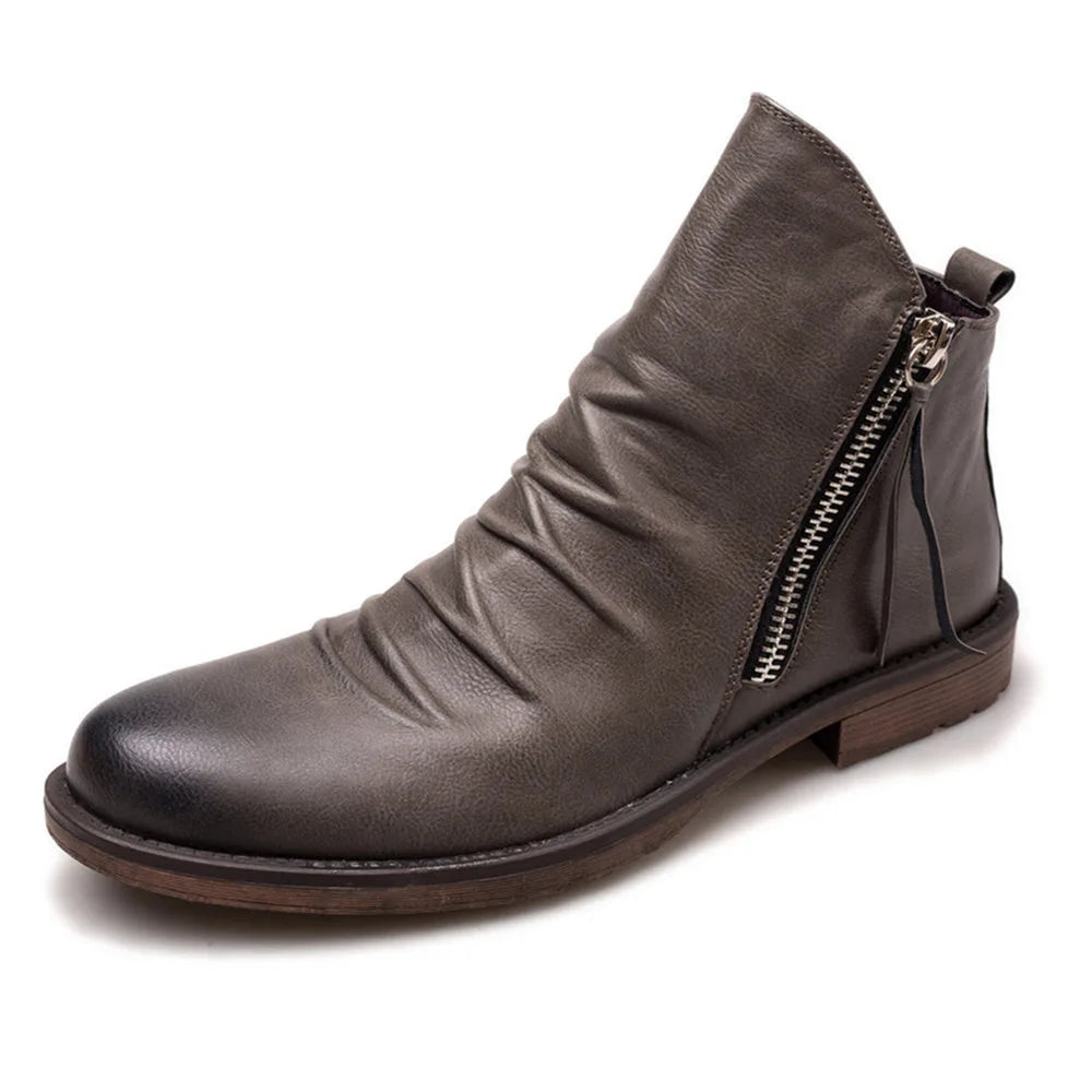 Yves™ - Bottines Chelsea en cuir