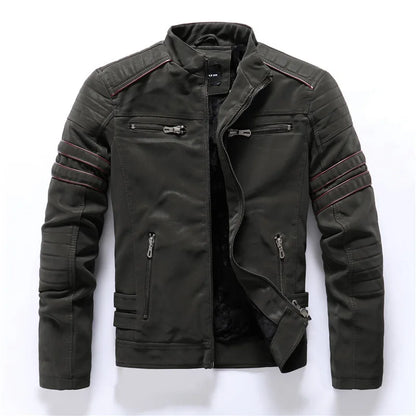 Robert™  - Blouson en Cuir Lavé pour Homme