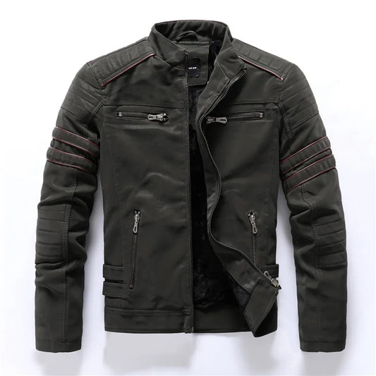 Robert™  - Blouson en Cuir Lavé pour Homme