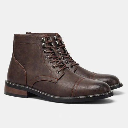 Bernard™ - bottes derby à bout renforcé vintage