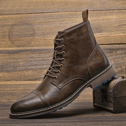 Olivier™ - bottines en cuir dans un style mode