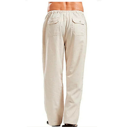 Bordeaux™ - Pantalon d'été en coton lin