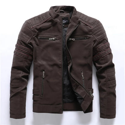 Robert™  - Blouson en Cuir Lavé pour Homme