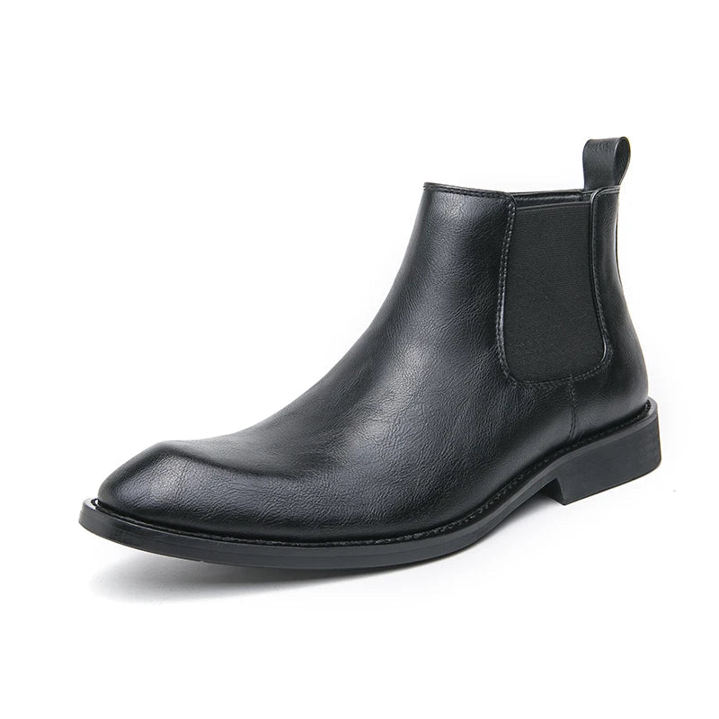 Daniel™ - Bottines Chelsea zippées en cuir