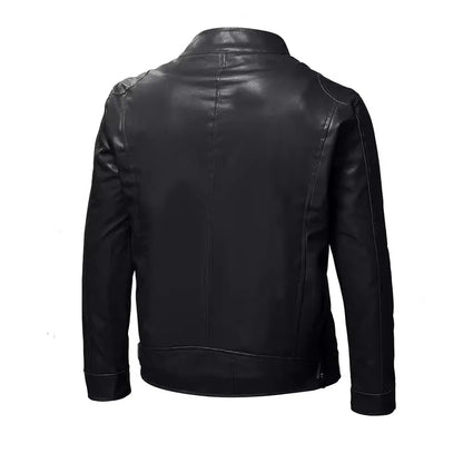 Pascal™  - Notre blouson motard en cuir noir