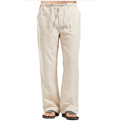 Bordeaux™ - Pantalon d'été en coton lin