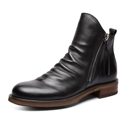 Yves™ - Bottines Chelsea en cuir