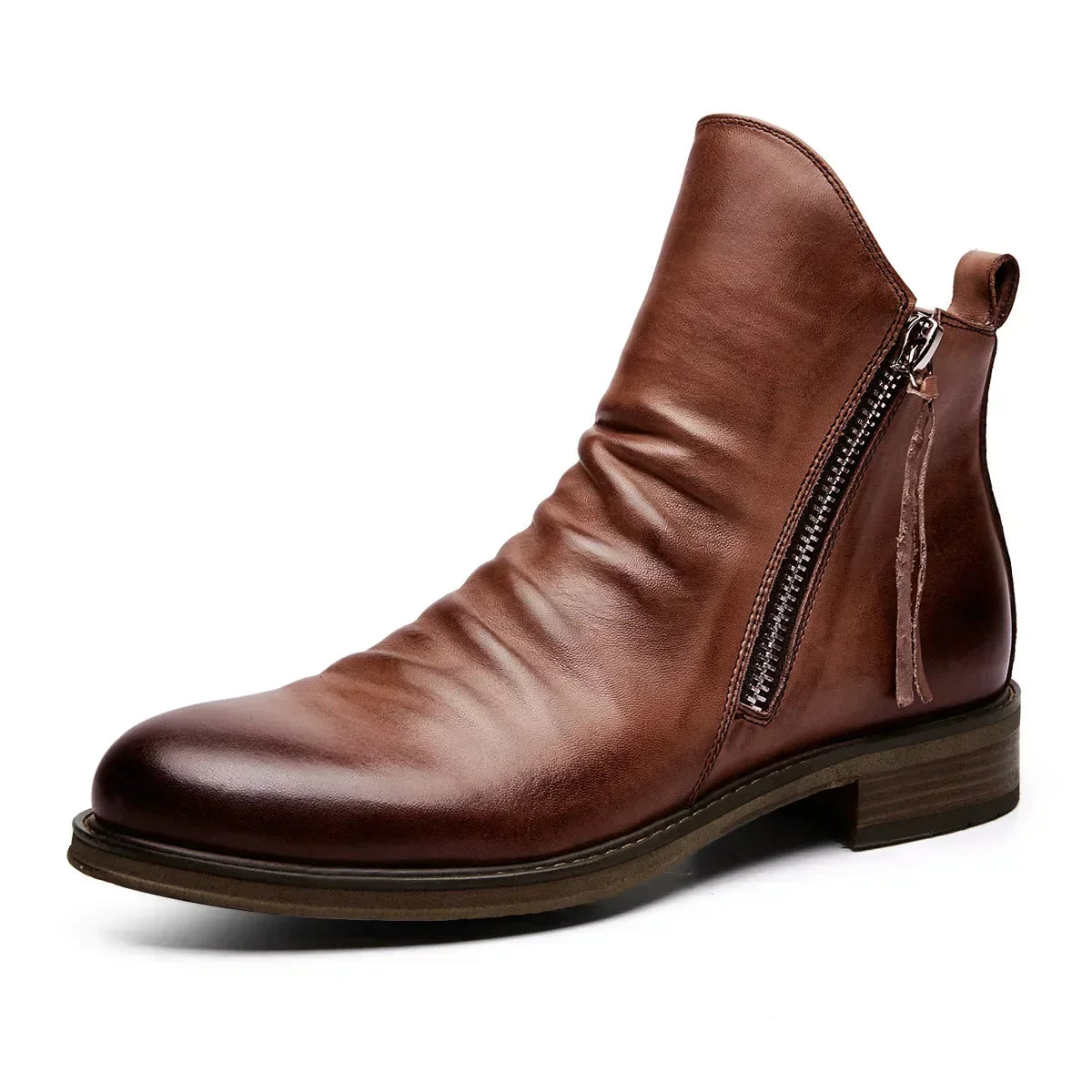 Yves™ - Bottines Chelsea en cuir