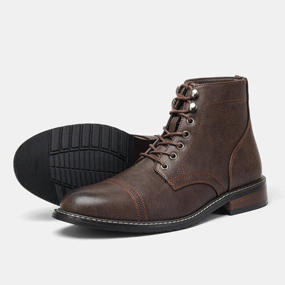 Bernard™ - bottes derby à bout renforcé vintage