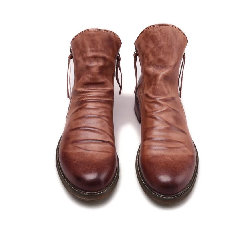 Yves™ - Bottines Chelsea en cuir