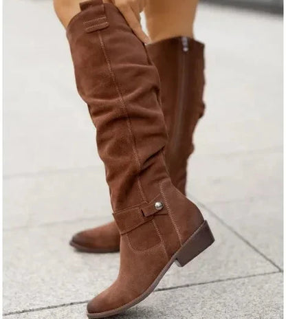 Bottes en Daim Élégantes - Style Intemporel et Confort Exceptionnel