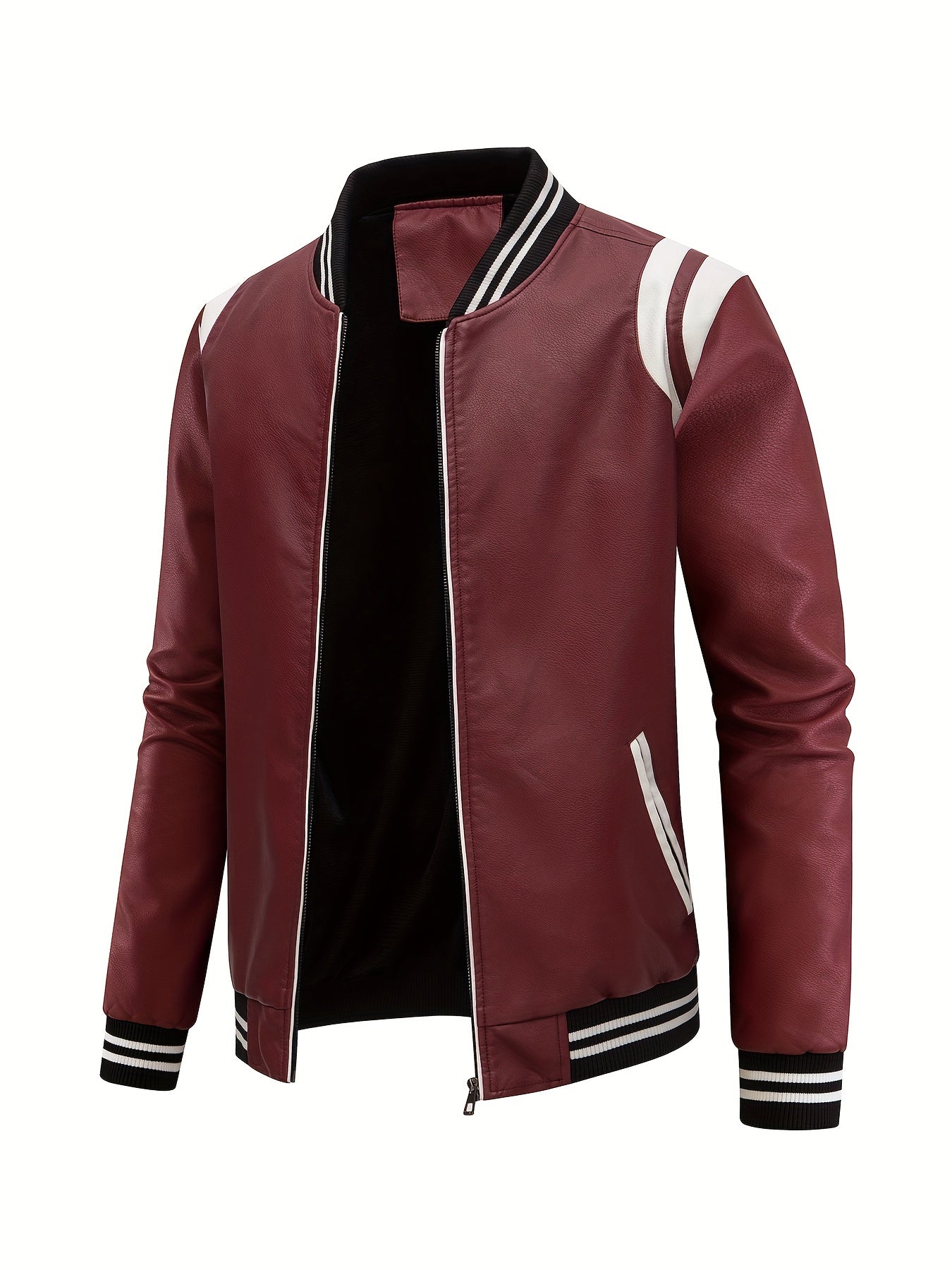 Thierry™ – Veste classique en cuir PU