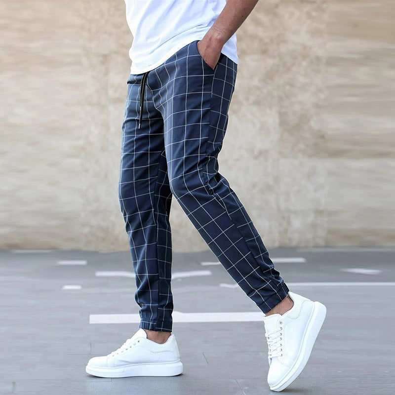 CLEMENS - Pantalon jogger à carreaux pour hommes