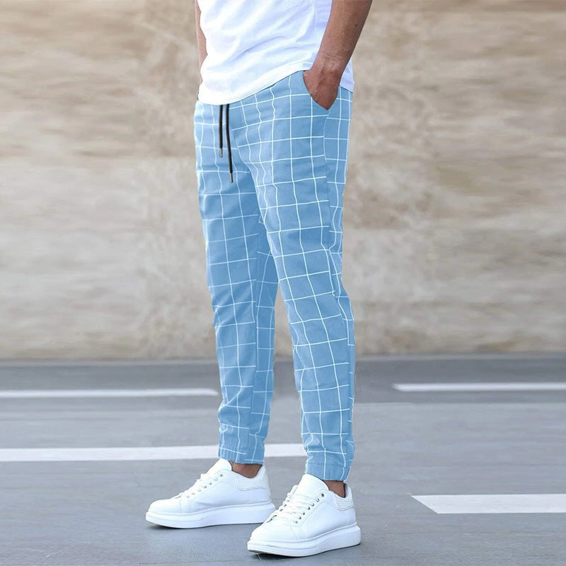 CLEMENS - Pantalon jogger à carreaux pour hommes