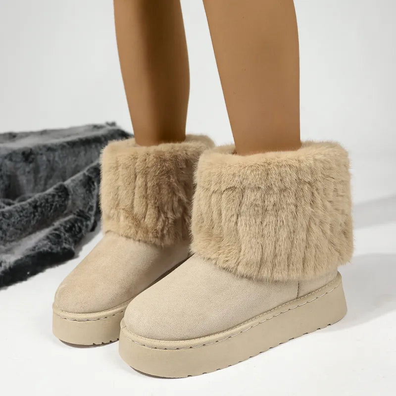 Arctic Luxe : Bottes d’Hiver Élégantes et Chaudes pour Femmes