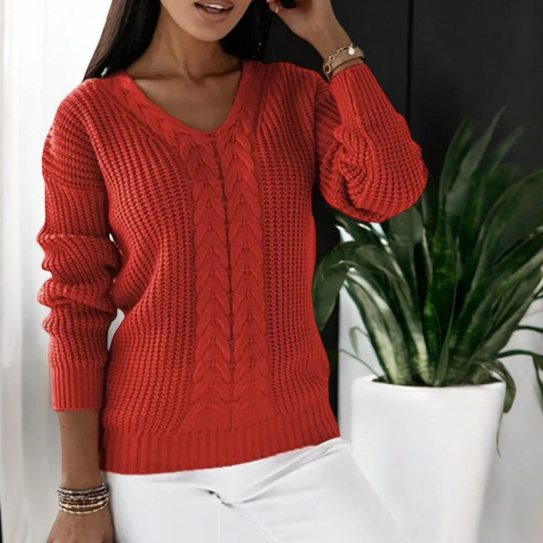 Sandra™ - Pull classique en maille